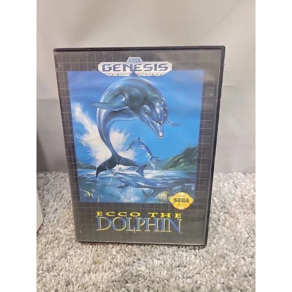 Lot Of 2 Sega Games Ecco The Dolphin ZOOP